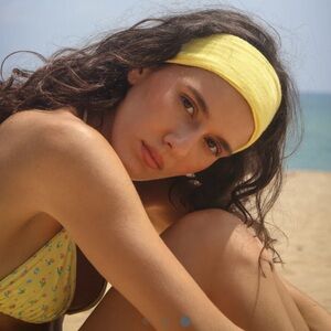 Emi Jay Pointelle Headband in Passionfruit